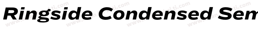 Ringside Condensed Semibold Regular字体转换